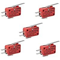 Los mejores  - LEORX XV-152 – 1 C miniatura 25 Micro interruptor palanca de bisagra – 5pcs